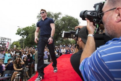 Canelo arrives