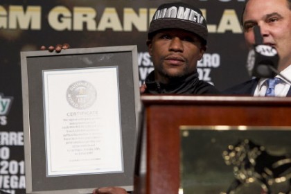 Mayweather vs De la Hoya Guinness Record