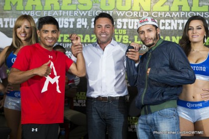 Abner Mares and Jhonny Gonzalez