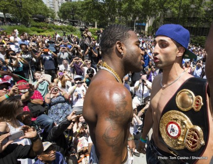 Adrian Broner and Paulie Malignaggi