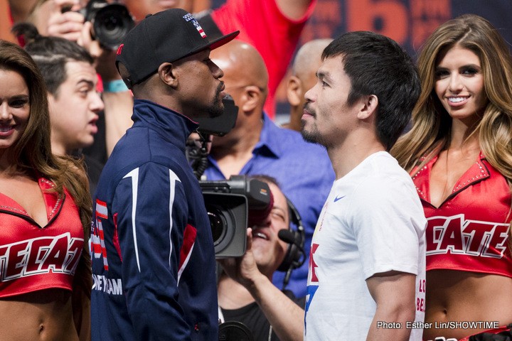 Mayweather and Pacquiao