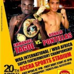 Tagoe vrs POtillas poster