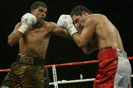 In a battle of unbeatens, Tony Hanshaw (19-0, 13 KOs) easily outpointed Esteban Camou (18-1, 15 KOs) across 10 rounds Friday on SHOWTIME to advance to the Oct. 6 semifinals in the "ShoBox: The New Generation" super middleweight tournament