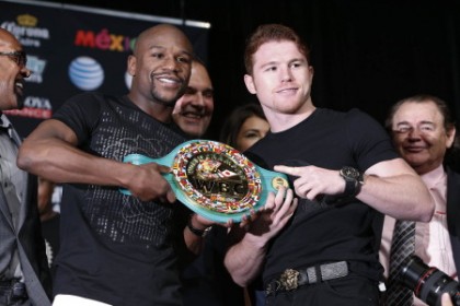 Mayweather and Canelo