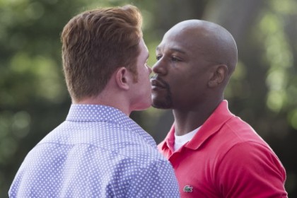 Canelo and Mayweather face off