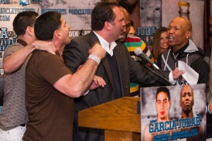 Garcia and Judah argue