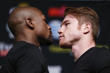 Mayweather and Canelo