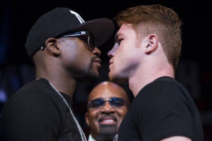 Mayweather and Canelo