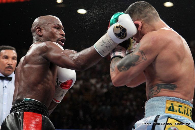 Mayweather Seizes "THE MOMENT" But Not Without A Fight From Maidana