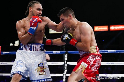 Boxing photo: Julio Diaz, Keith Thurman image Keith Thurman Scores Third-Round TKO Over Julio Diaz