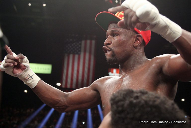 Mayweather decisions Maidana; Khan beats Collazo; Broner defeats Molina