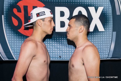 Centeno Jr, Ibarra, Gomez, Santana quotes and weights Hugo Centeno Jr Press Room