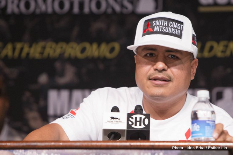 Robert Garcia : Unhappy With Brook v Rios - 'They Think They're Mayweather'
