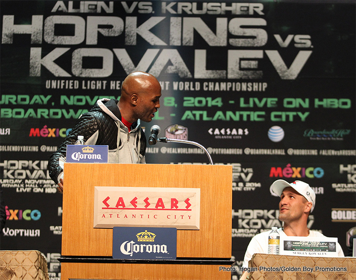 Bernard Hopkins vs. Sergey Kovalev Predictions