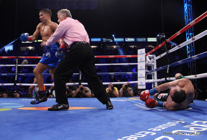 Boxing photo: Gennady Golovkin, Golovkin vs. Rubio image Gennady Golovkin mows down Rubio in two