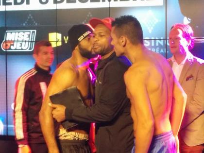 Video: Pascal-Bolonti Weigh-In Jean Pascal Roberto Bolonti Press Room