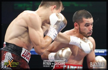 Petrov and Monroe Jr. win Boxcino, NABA and NABO titles Petr Petrov Willie Monroe Jr. Boxing Results Press Room