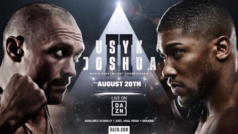 Usyk vs Joshua II: What time does the main event start on DAZN?