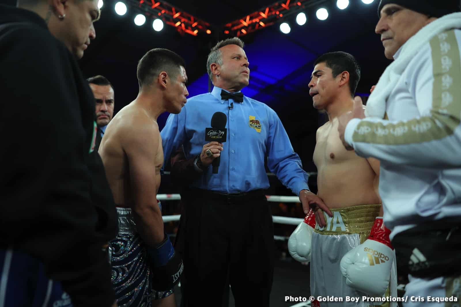 Boxing photo: Brad Solomon, Raul Curiel image Raul Curiel Scores Knockout Victory Over Brad Solomon - Boxing Results