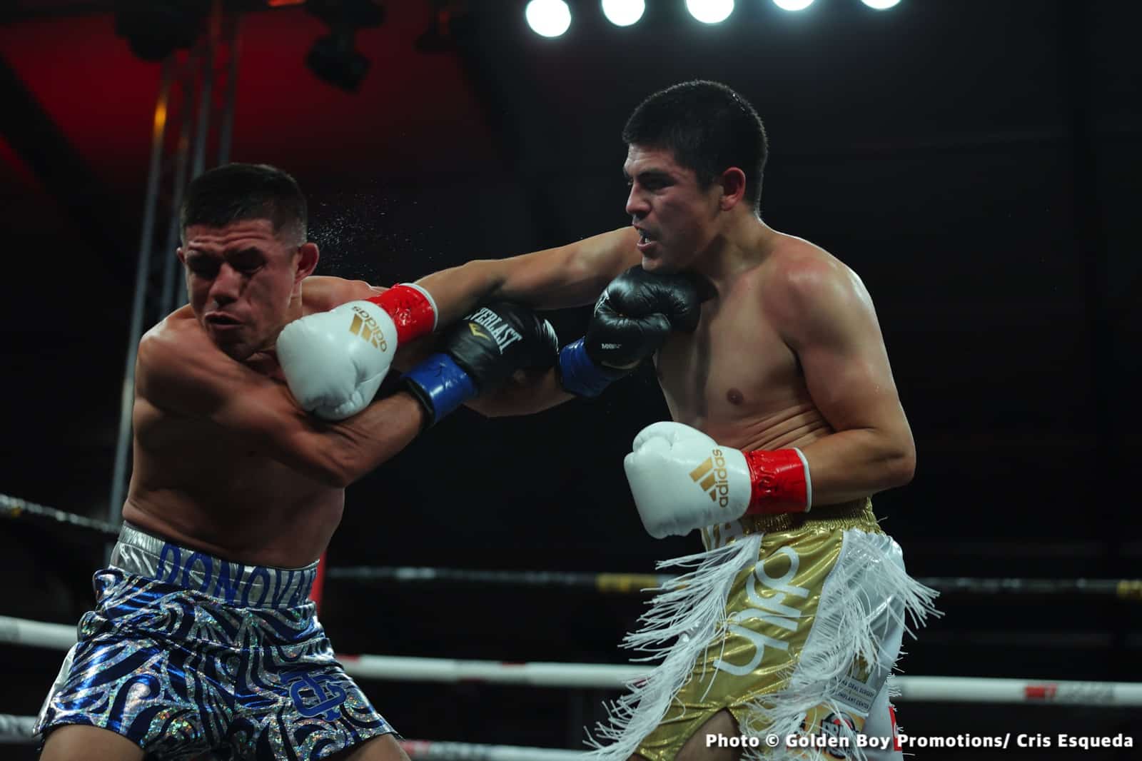 Boxing photo: Brad Solomon, Raul Curiel image Raul Curiel Scores Knockout Victory Over Brad Solomon - Boxing Results