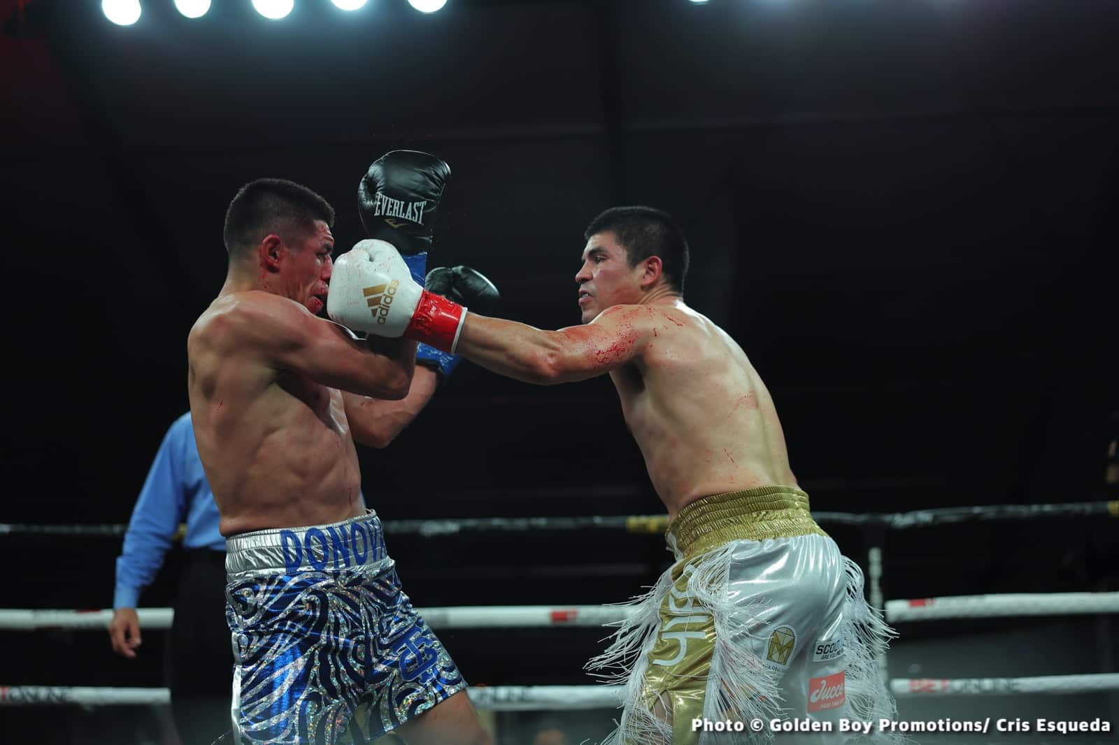 Boxing photo: Brad Solomon, Raul Curiel image Raul Curiel Scores Knockout Victory Over Brad Solomon - Boxing Results