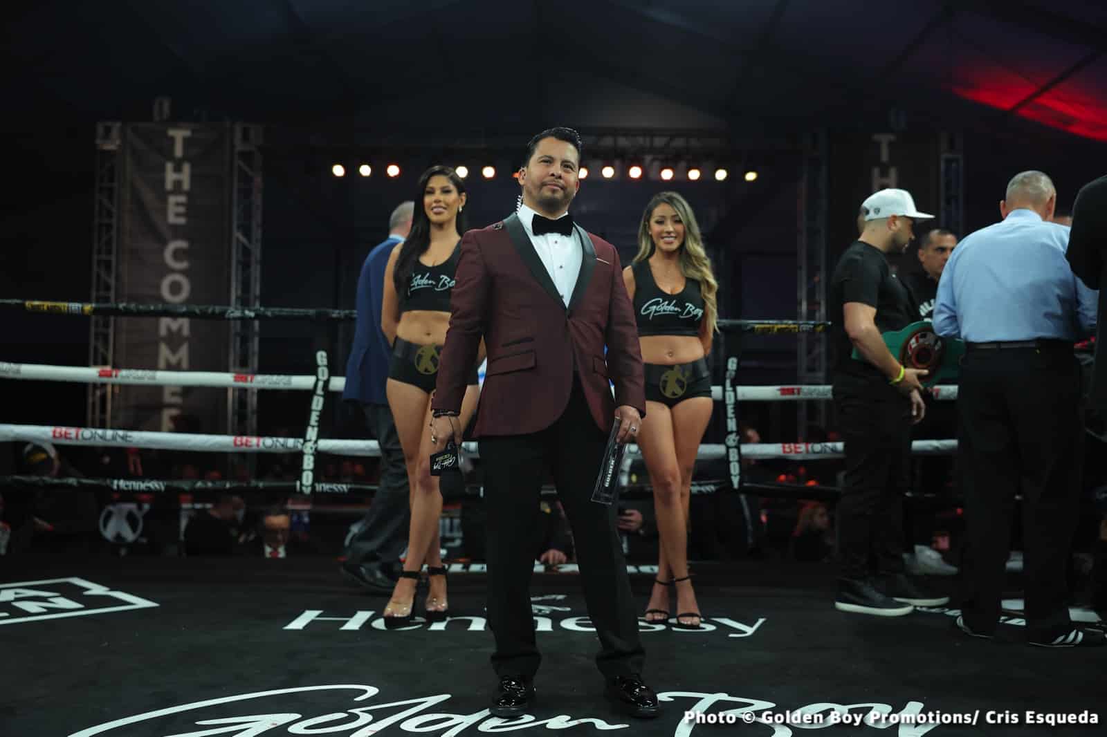 Boxing photo: Brad Solomon, Raul Curiel image Raul Curiel Scores Knockout Victory Over Brad Solomon - Boxing Results