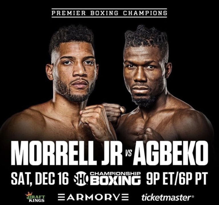 David Morrell Jr. puts WBA belt on line against Sena Agbeko on Historic Showtime finale