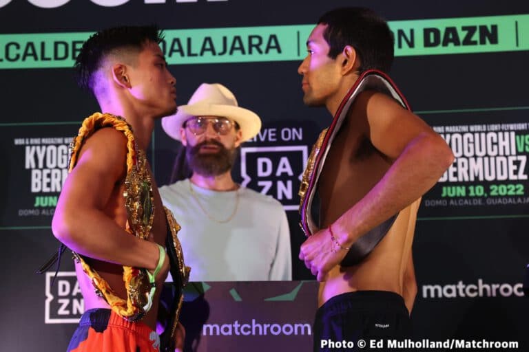 Kyoguchi​ vs Bermudez Official DAZN Weigh In Results