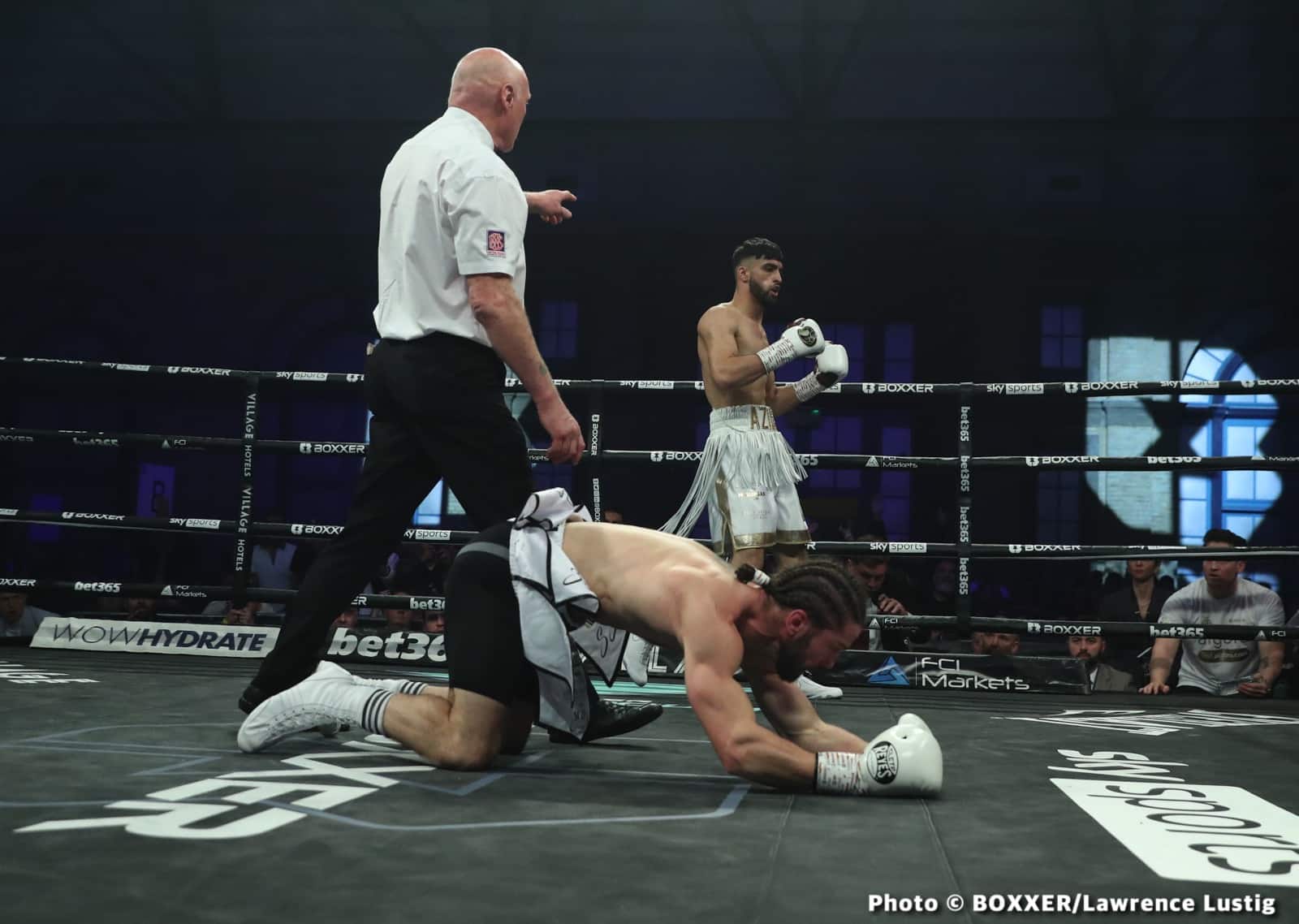 Adam Azim Scores Statement Second Round Stoppage - Boxing Results
