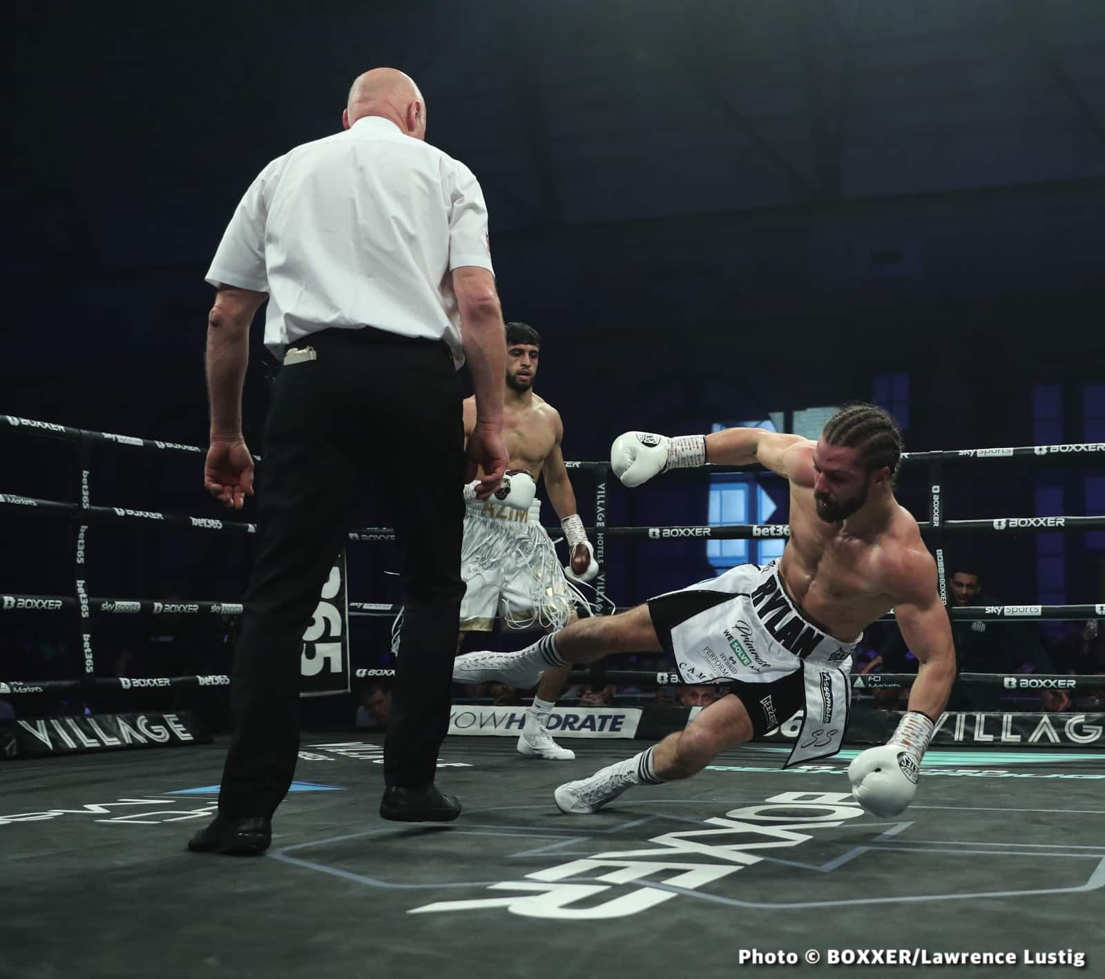 Adam Azim Scores Statement Second Round Stoppage - Boxing Results