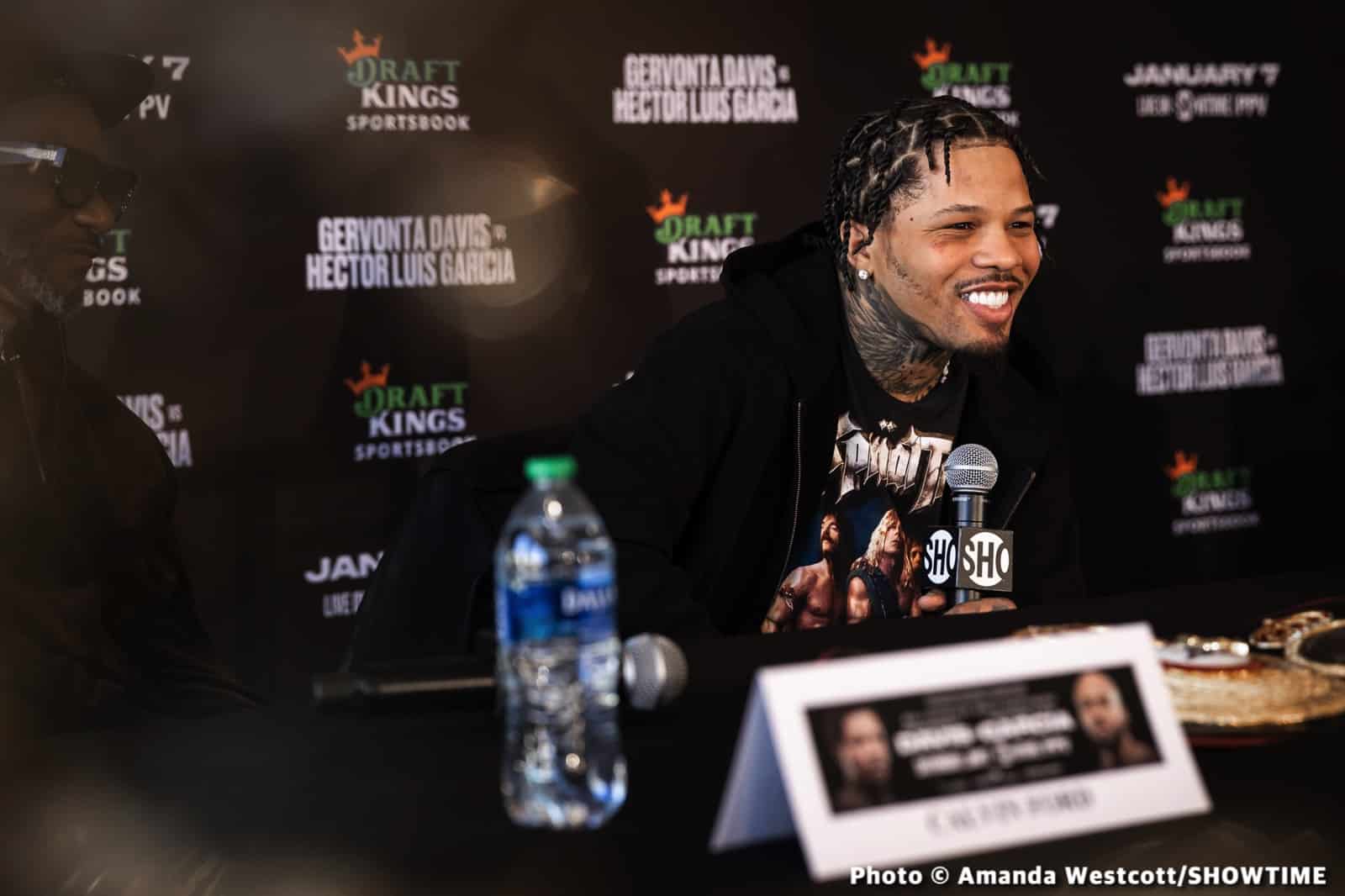 Boxing photo: Gervonta Davis, Hector Luis Garcia image Davis - Garcia, Ennis, Andrade Official Showtime Weights & Photos