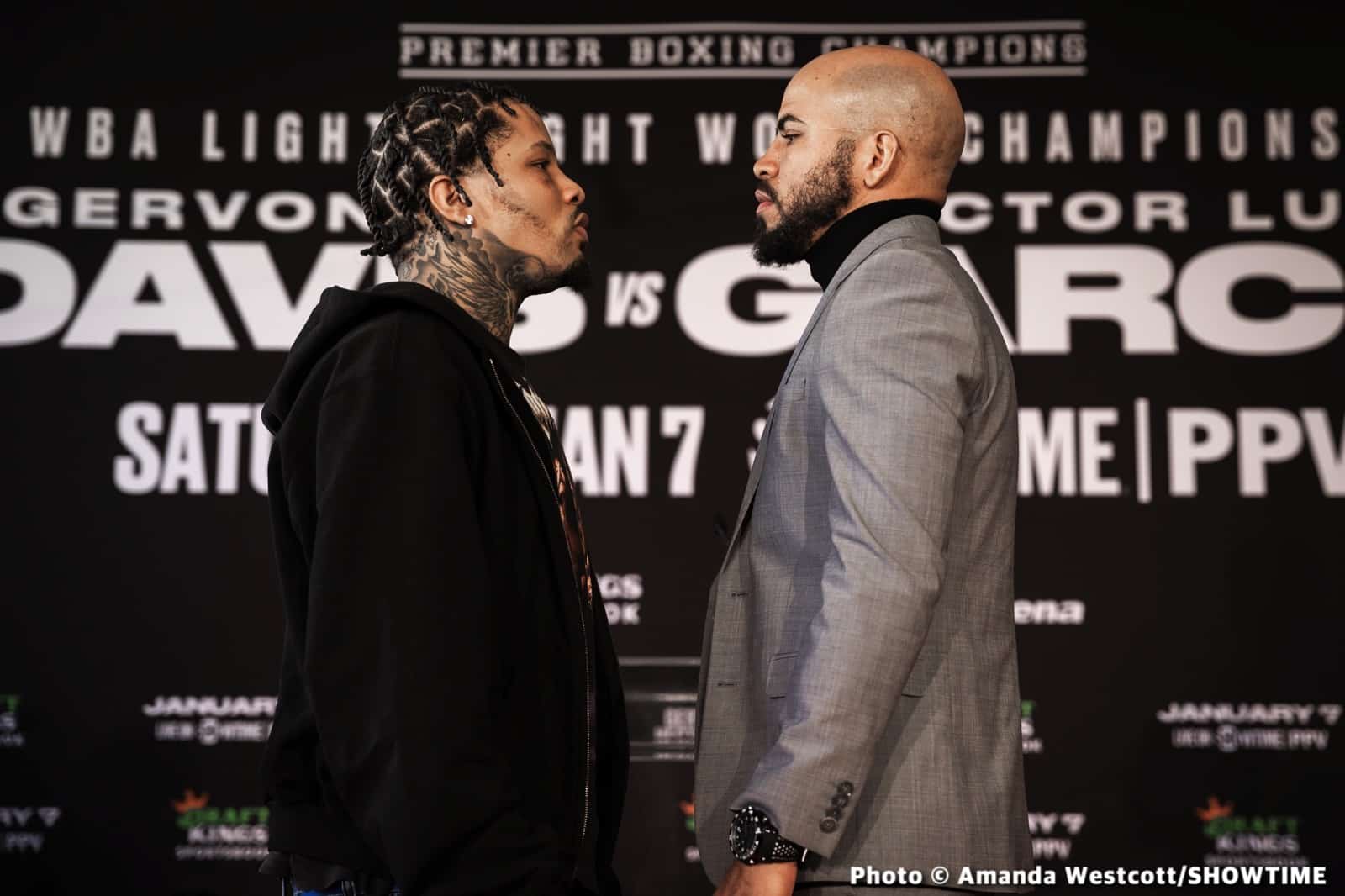 Boxing photo: Gervonta Davis, Hector Luis Garcia image Davis - Garcia, Ennis, Andrade Official Showtime Weights & Photos