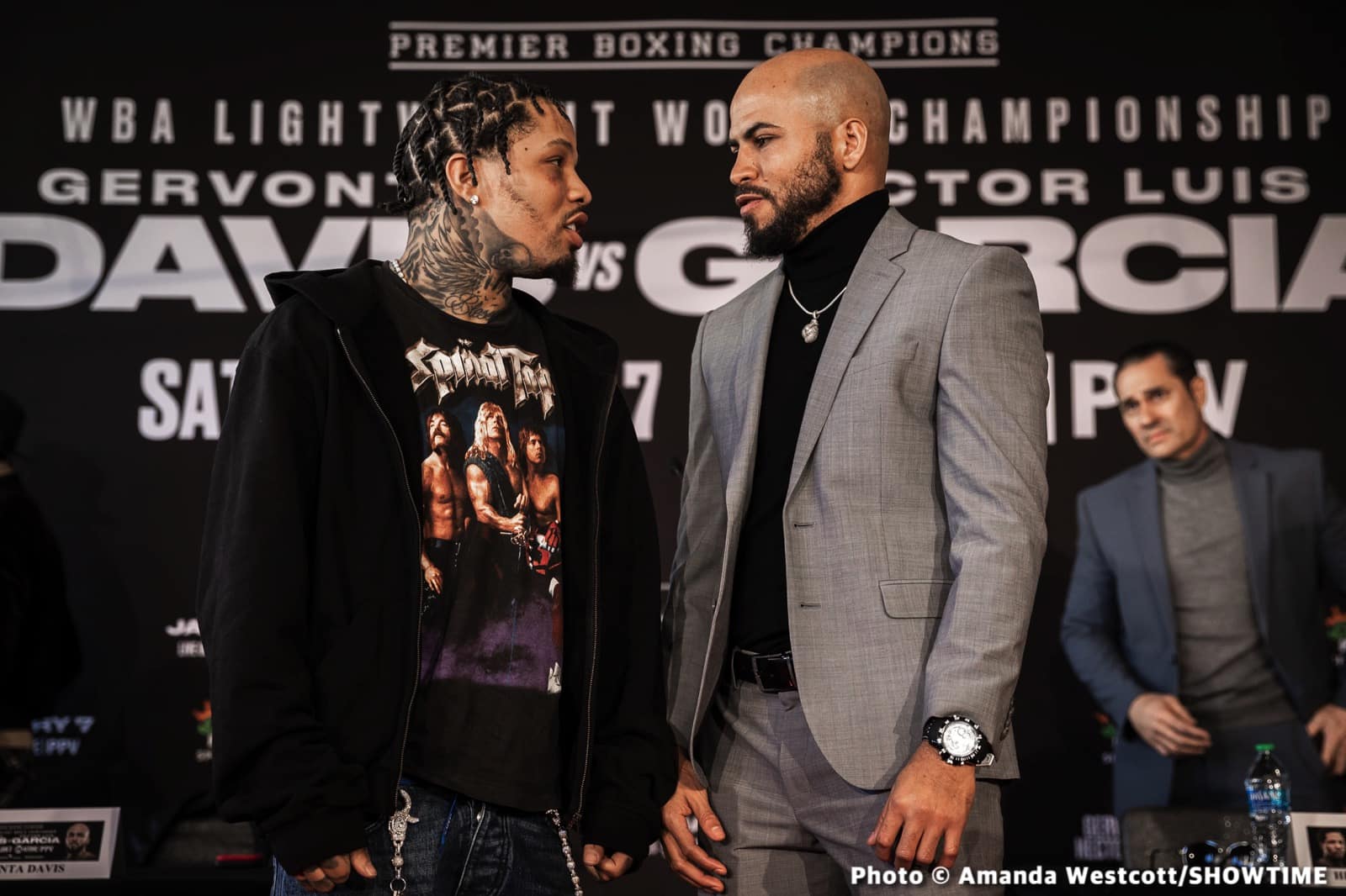 Boxing photo: Gervonta Davis, Hector Luis Garcia image Davis - Garcia, Ennis, Andrade Official Showtime Weights & Photos