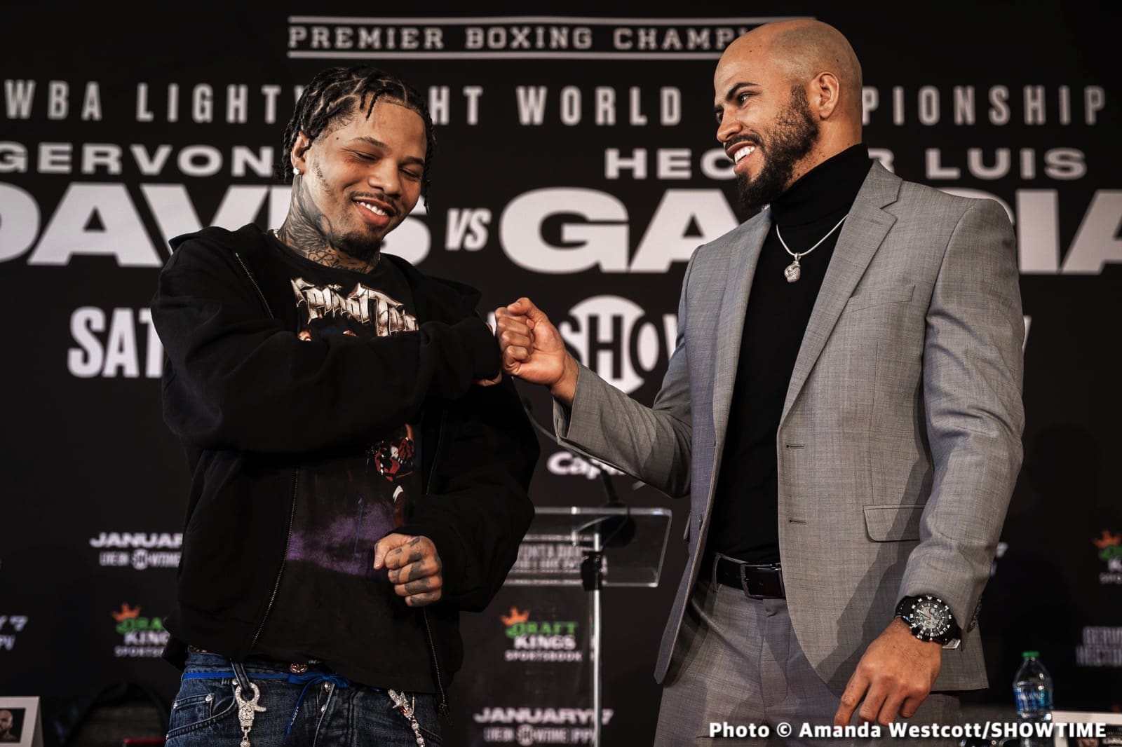 Boxing photo: Gervonta Davis, Hector Luis Garcia image Davis - Garcia, Ennis, Andrade Official Showtime Weights & Photos