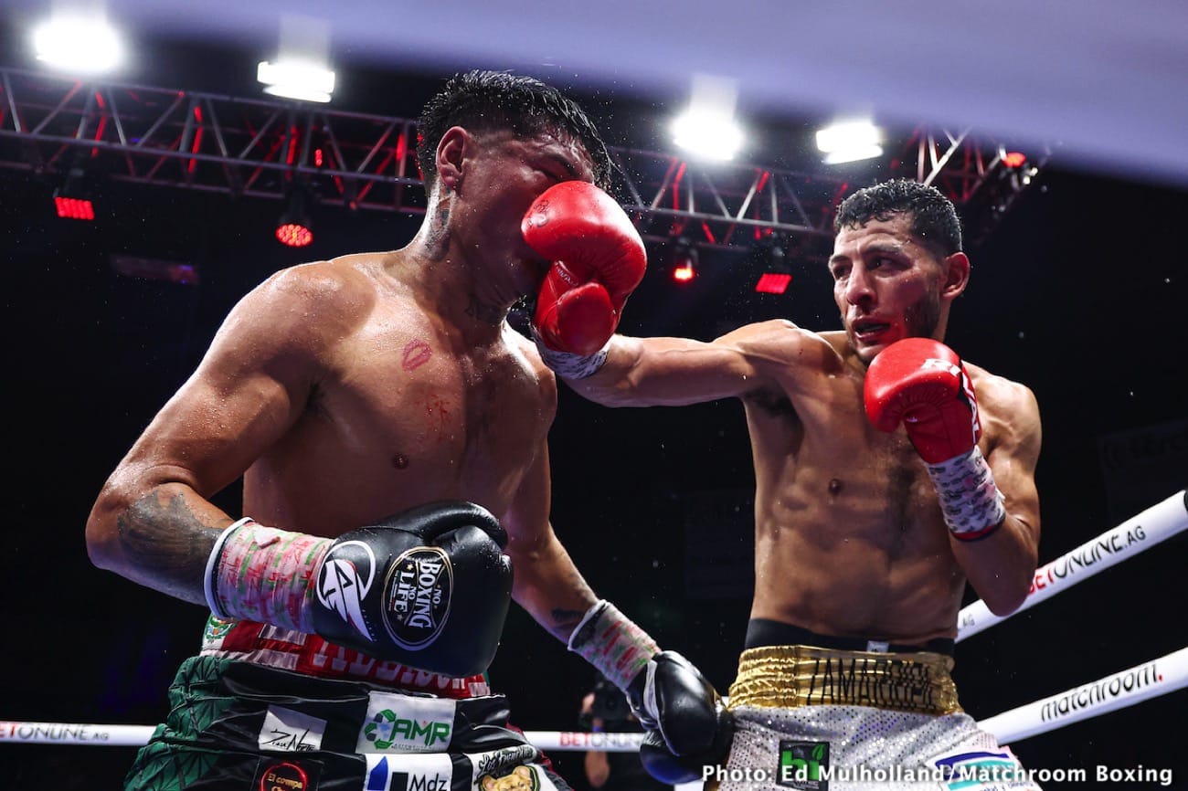 Boxing photo: Angel Fierro image Angel Fierro defeats Zamarripa in close fight - Boxing Results