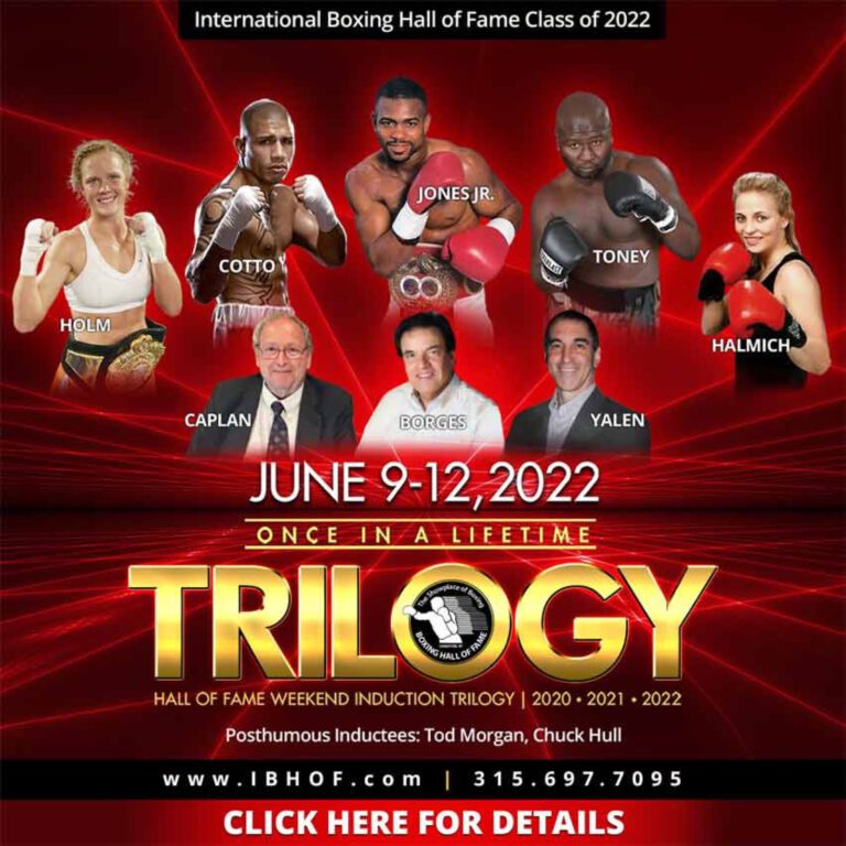 Miguel Cotto, Roy Jones Jr. and James Toney Elected To Int’l Boxing Hall Of Fame