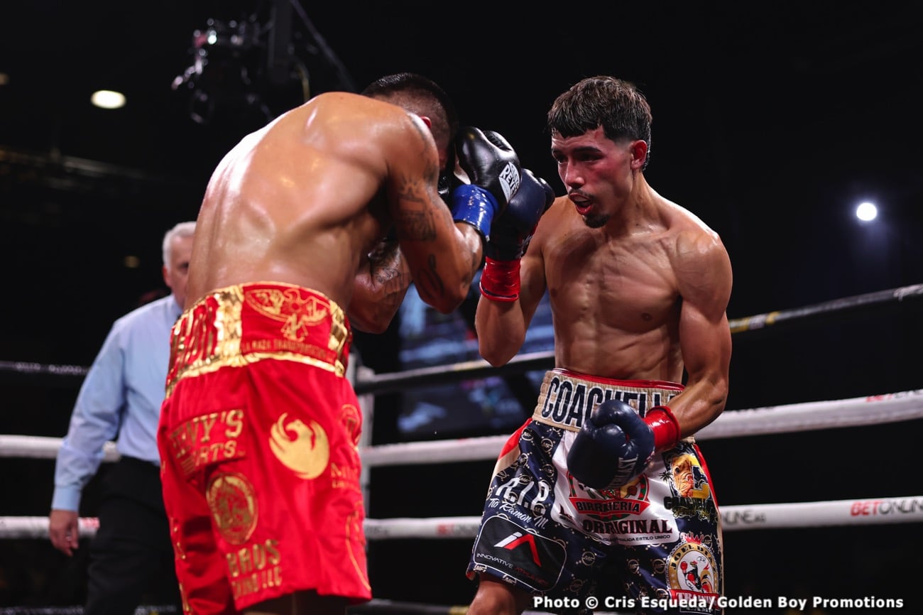 Boxing photo: Manuel Flores, Walter Santibanes image Walter Santibanes Upsets Manuel “Gucci Manny” Flores - Boxing Results