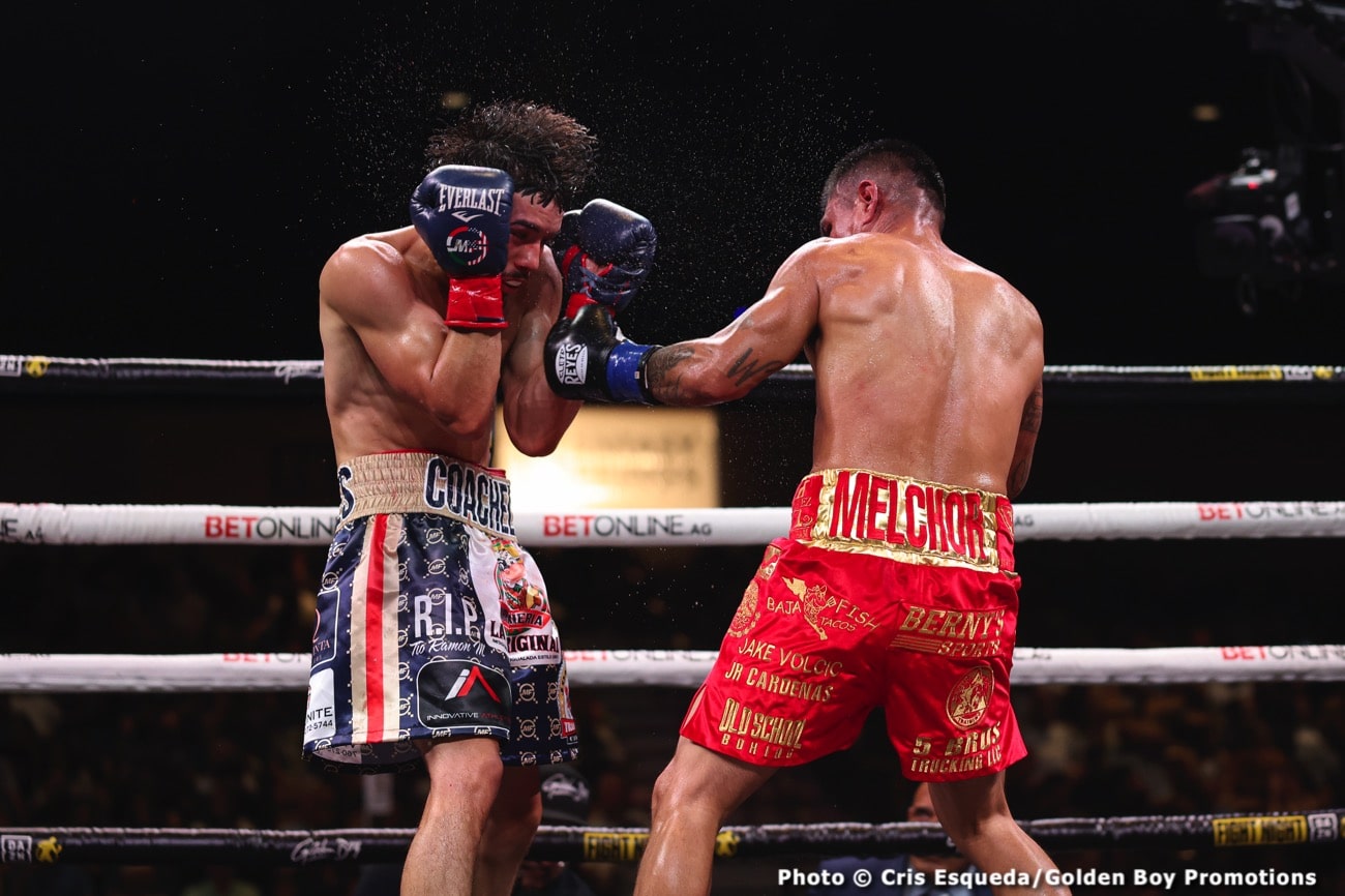 Boxing photo: Manuel Flores, Walter Santibanes image Walter Santibanes Upsets Manuel “Gucci Manny” Flores - Boxing Results