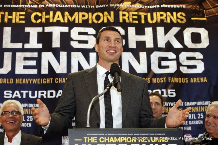 Klitschko-Joshua hits a snag, Hearn exploring “alternative options” for December Anthony Joshua Wladimir Klitschko Boxing News British Boxing