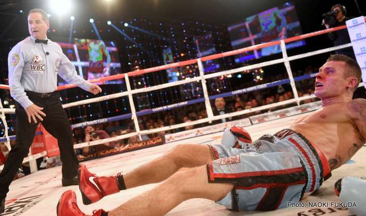 Martin Murray reacts to stoppage defeat at the hands of Gennady Golovkin