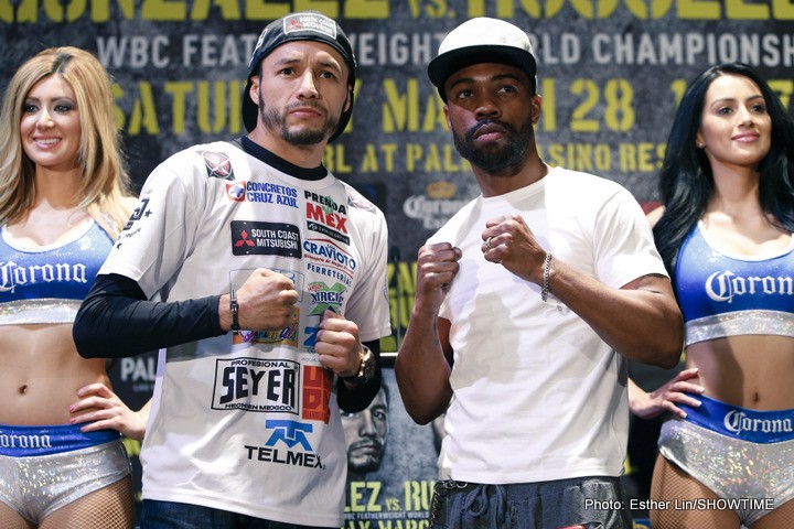 Boxing photo: Gary Russell Jr., Jermell Charlo, Jhonny Gonzalez, Vanes Martirosyan image Gonzalez vs. Russell Jr., Charlo vs. Martirosyan Final Press Conference Quotes