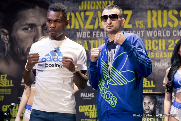 Boxing photo: Gary Russell Jr., Jermell Charlo, Jhonny Gonzalez, Vanes Martirosyan image Gonzalez vs. Russell Jr., Charlo vs. Martirosyan Final Press Conference Quotes