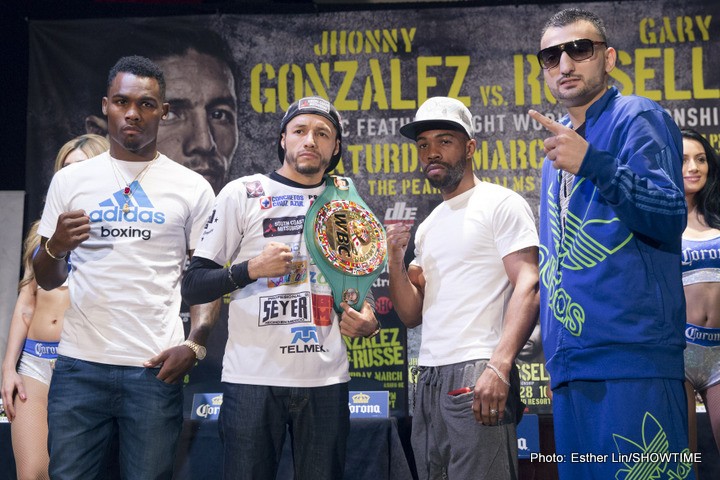 Boxing photo: Gary Russell Jr., Jermell Charlo, Jhonny Gonzalez, Vanes Martirosyan image Gonzalez vs. Russell Jr., Charlo vs. Martirosyan Final Press Conference Quotes