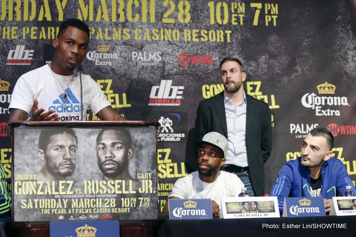 Boxing photo: Gary Russell Jr., Jermell Charlo, Jhonny Gonzalez, Vanes Martirosyan image Gonzalez vs. Russell Jr., Charlo vs. Martirosyan Final Press Conference Quotes