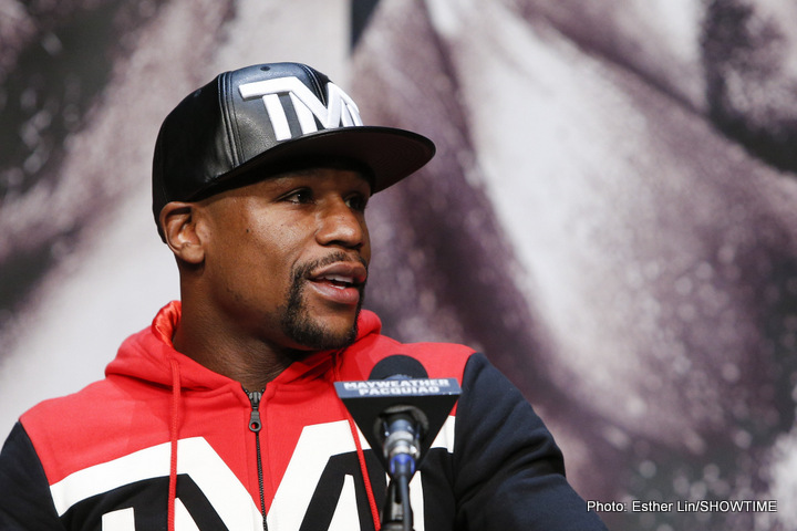 Mayweather : "I Will Press The Attack Early"
