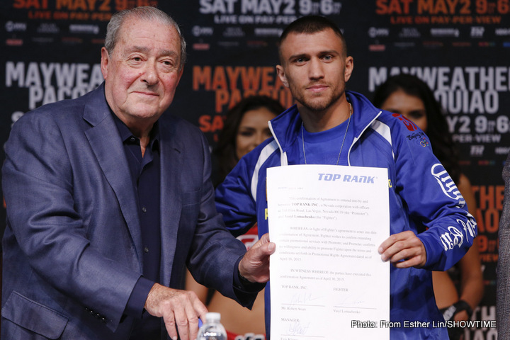 No Salido-Lomachenko rematch any time soon; Arum says Salido “Chickened Out!”