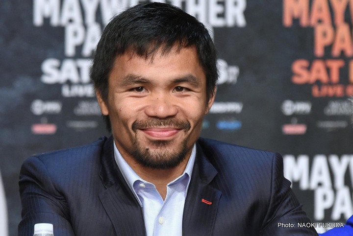 Khan Says Manny Can't Fight On The Inside