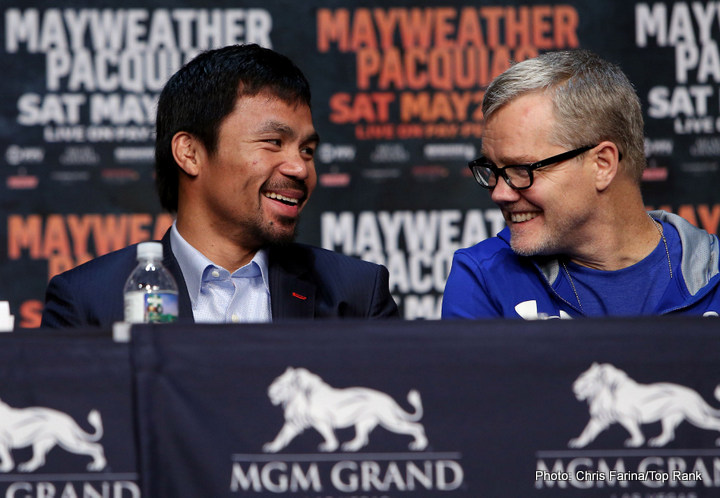 Pac vs Horn: Freddie Roach - Manny hasn't scored a KO in a long time, it's time that changed