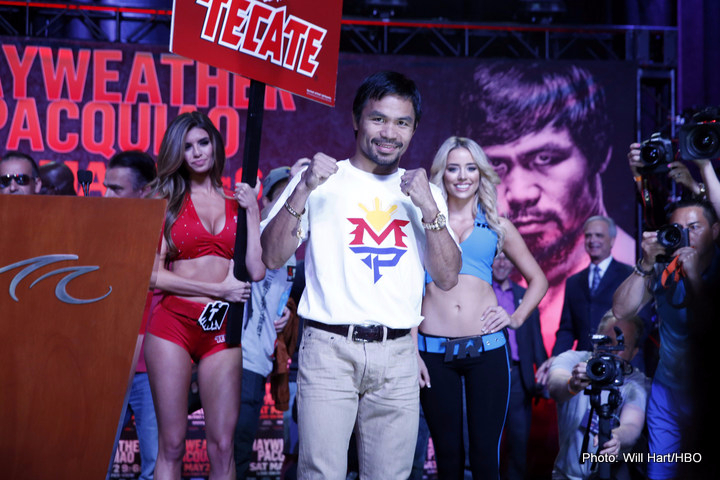 Manny Pacquiao says he has maybe four fights left, can box until 2018