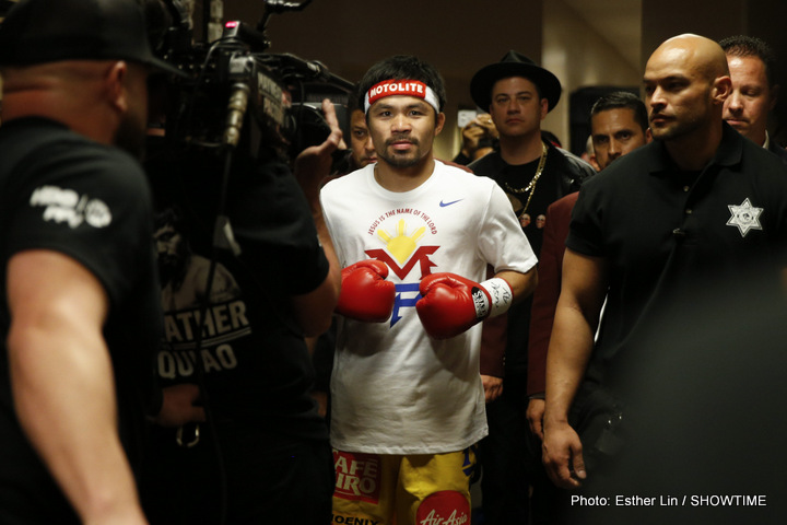 Pacquiao Claims God & Salt Water Healed His Shoulder!